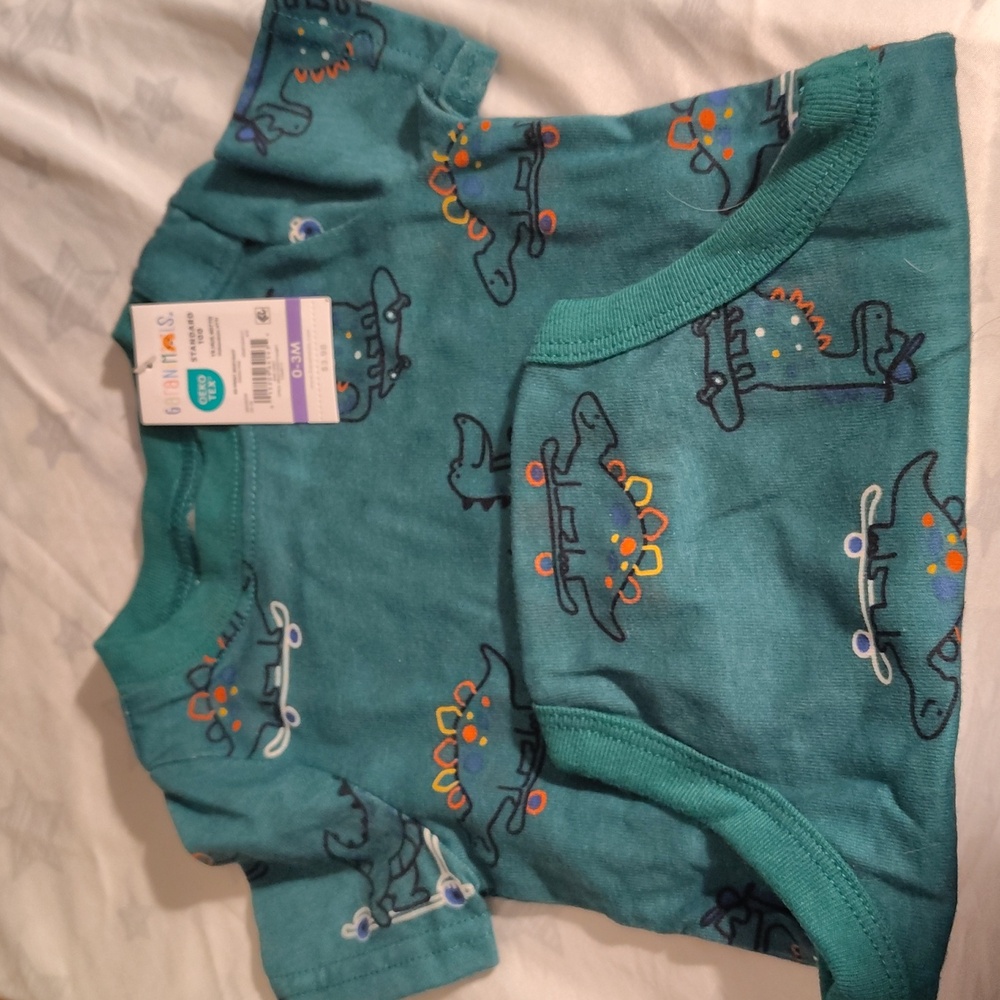 Garanimals Teal Dinosaur Graphic Tee